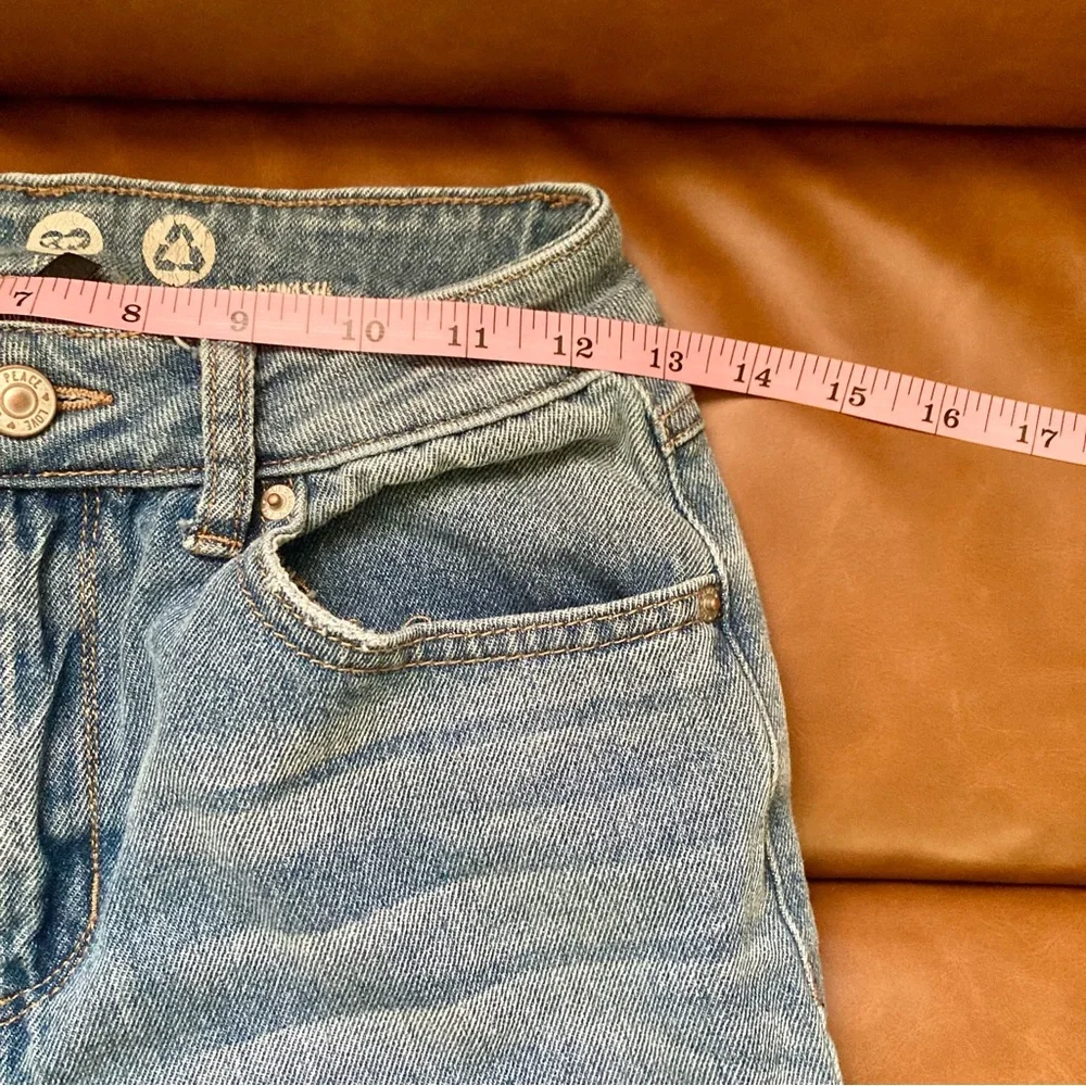 Rewash Jeans US 5 27in Waist Distressed  Ankle jeans Med Blue womans EUC - Picture 3 of 7